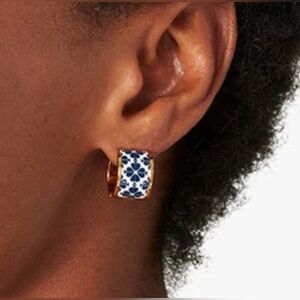 Kate Spade Heritage Huggies Blue + White